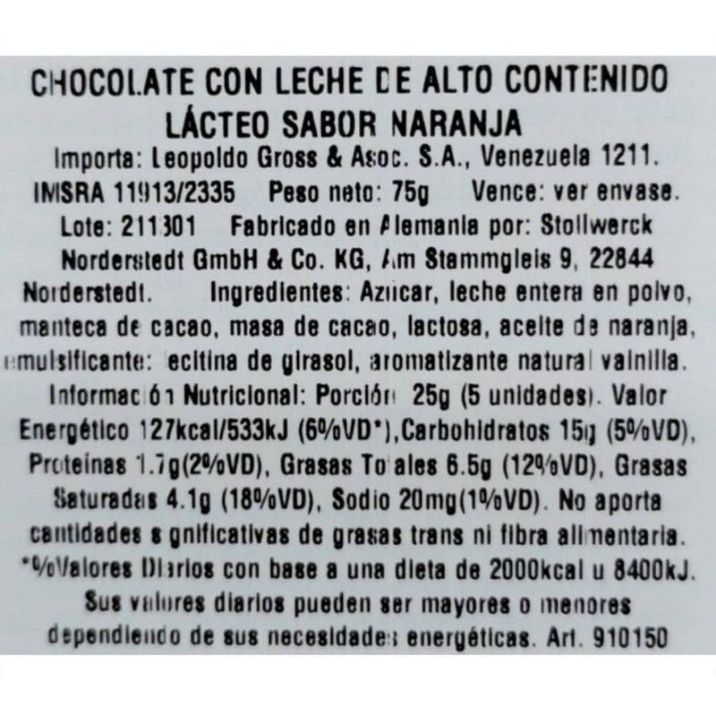 Chocolate-sticks-BARONIE-Orange-75-g