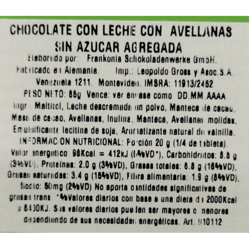 Chocolate-sin-azucar-FRANKONIA-avellanas-80-g