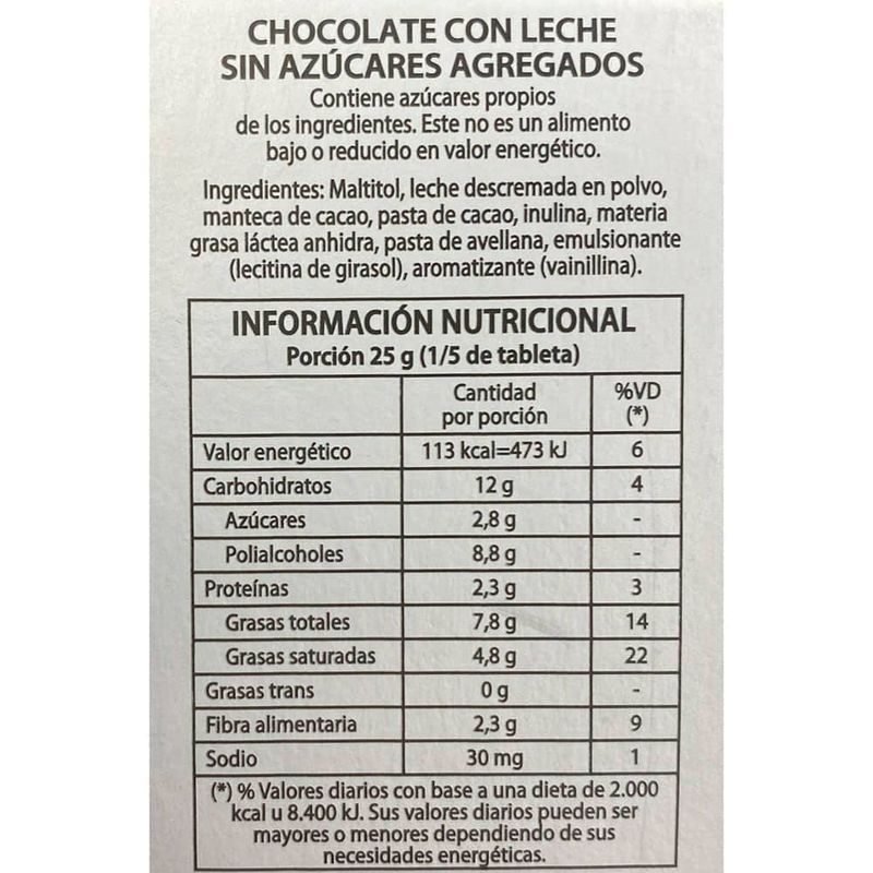 Chocolate-ANTIU-XIXOANA-sin-azucar-Leche-125-g