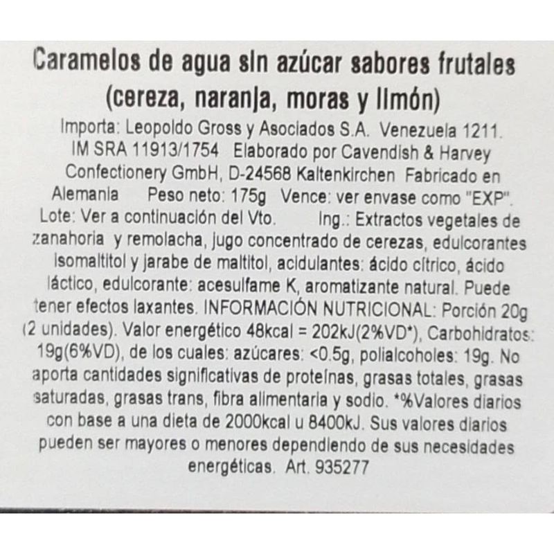 Caramelos-CAVENDISH-Mix-Fruit-Light-175-g