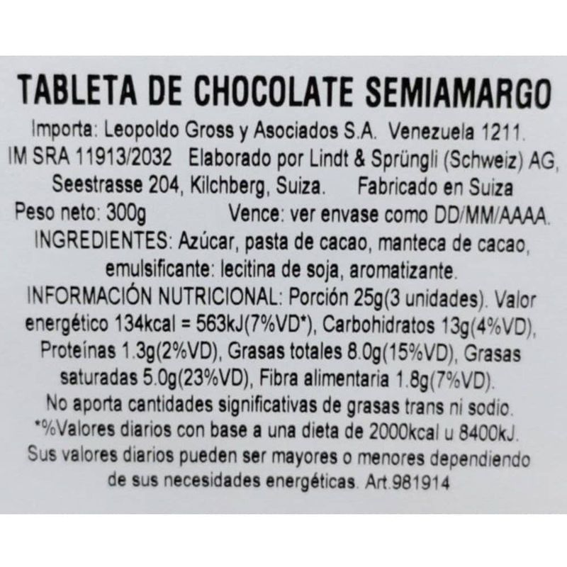 Chocolate-Lindt-Premium-Amargo-300-g