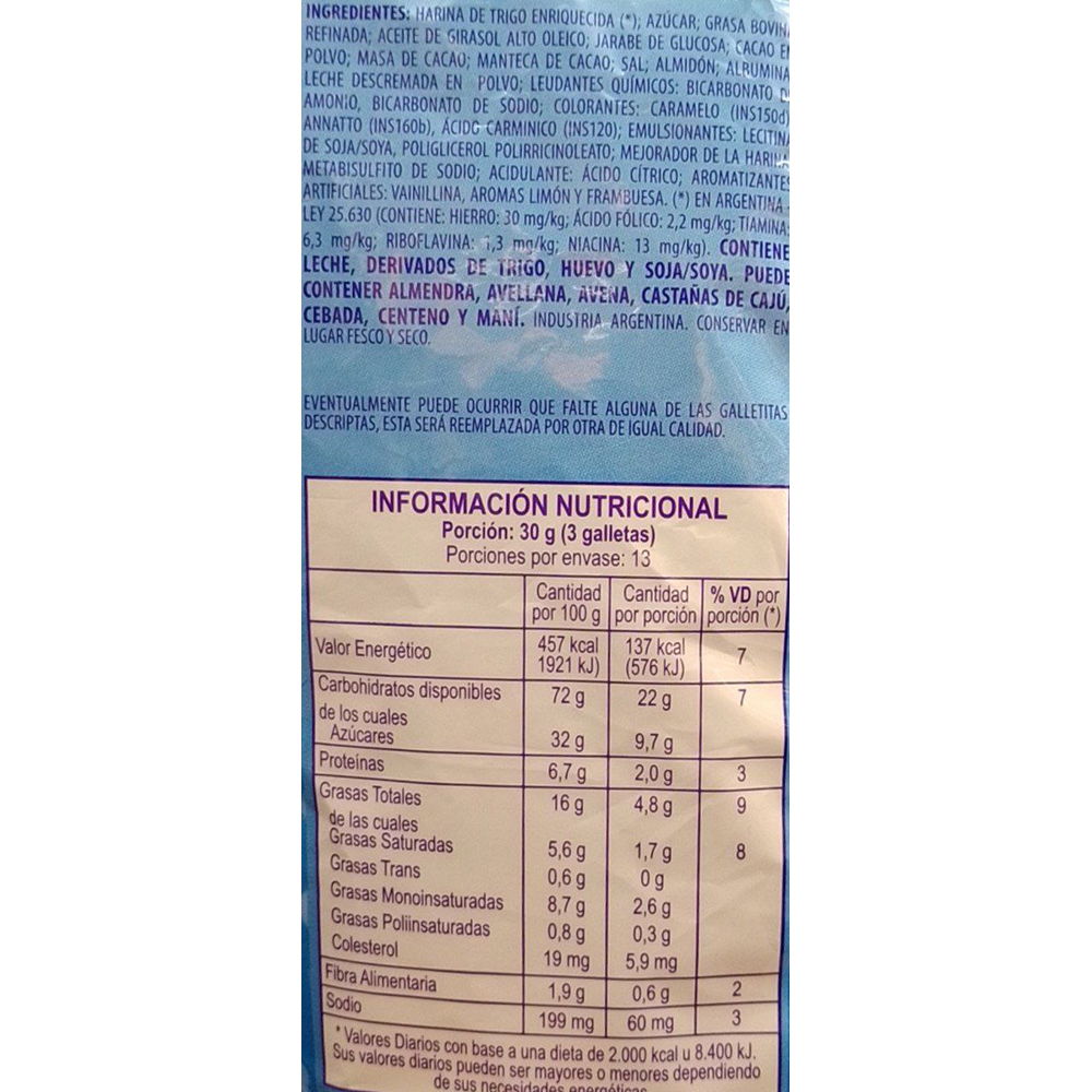 Galletitas surtido ARCOR diversión 400 g - Géant