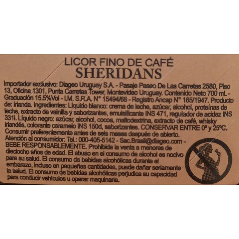 Licor-SHERIDAN-S-700-ml