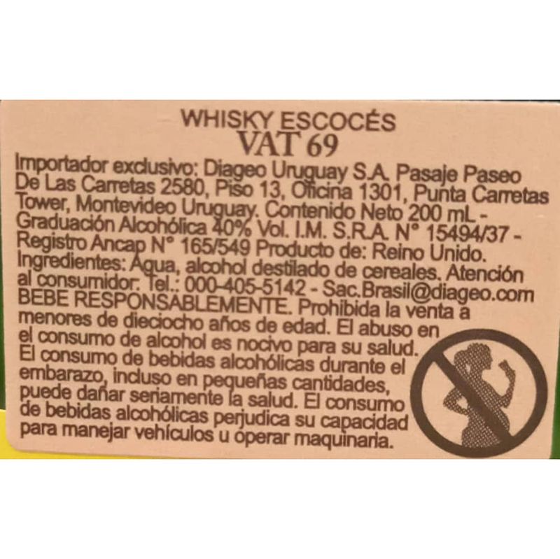Whisky-escoces-VAT-69-200-ml