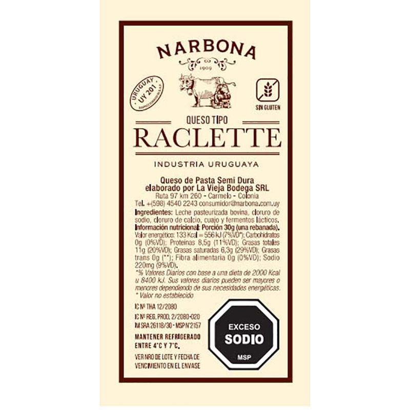 Queso-Raclette-cuña-GRANJA-NARBONA