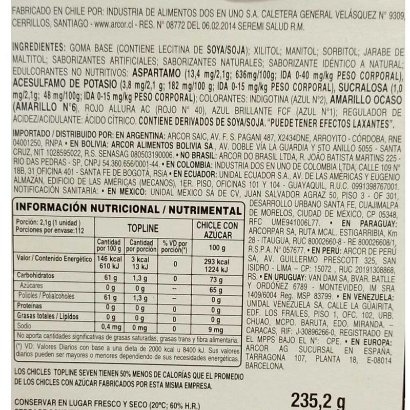Chicle-TOPLINE-7-Atomic-Strongt-14-g
