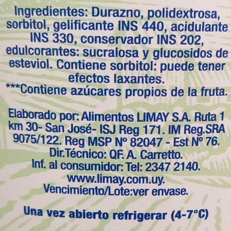 Mermeladas-LIMAY-zero-durazno-pote-400-g