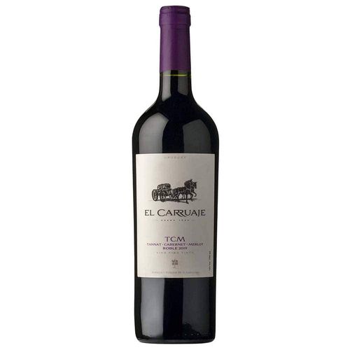 Tannat Cabernet Merlot Reserva El Carruaje Tinto 750 cc