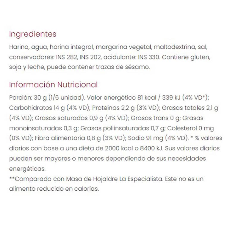 Tapa-redonda-LA-ESPECIALISTA-masa-light-350-g