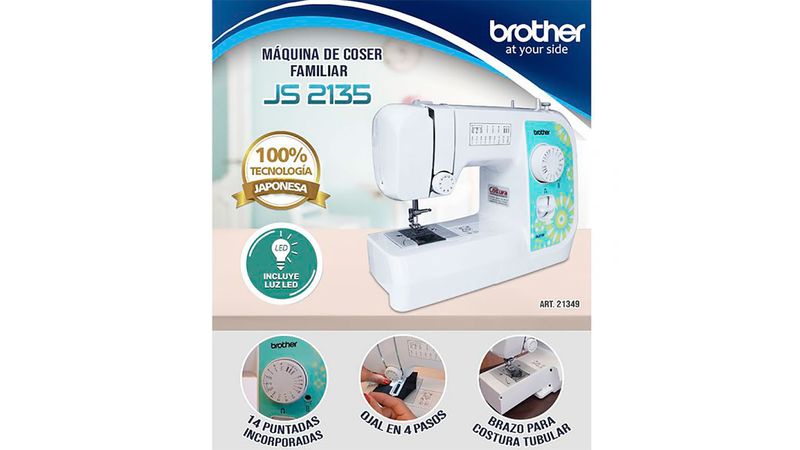 Máquina de Coser Brother JS2135