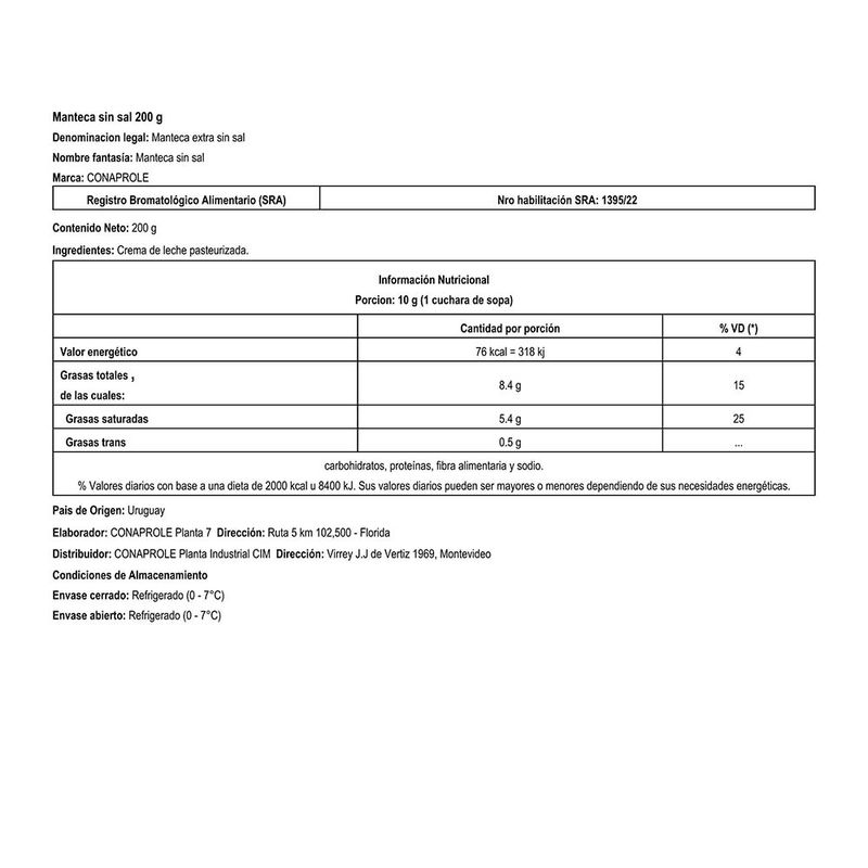 Manteca--CONAPROLE-200-g