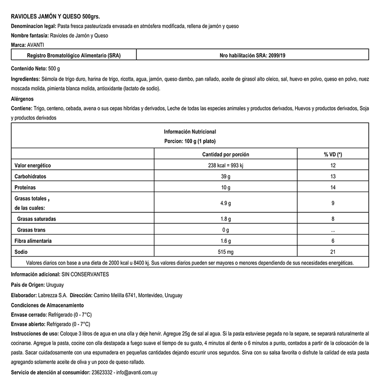 Ravioles-AVANTI-jamon-y-queso-500-g