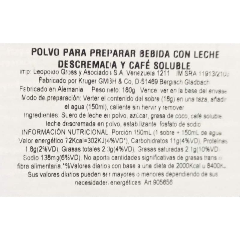 Cappuccino-KRUGER-Latte-Macchiato-Dolce-Vita-150-g
