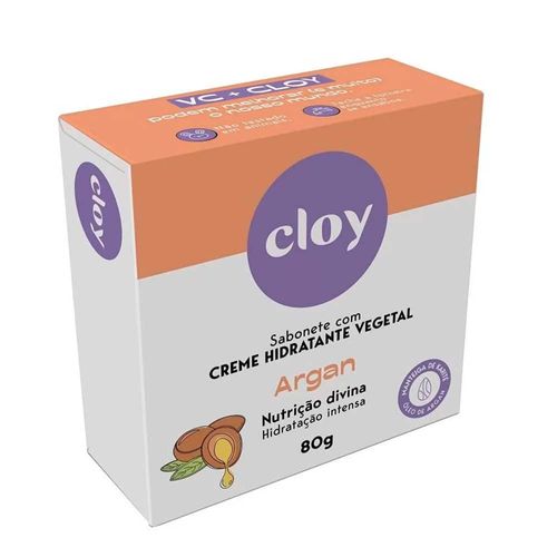 Jabón CLOY caja individual 80 g aceite de argán