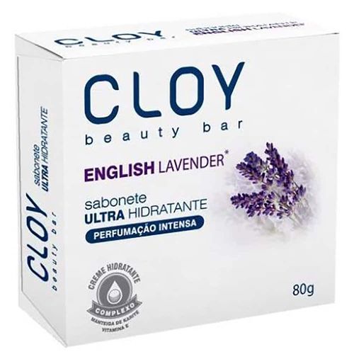 Jabón CLOY caja individual 80 g lavanda inglesa
