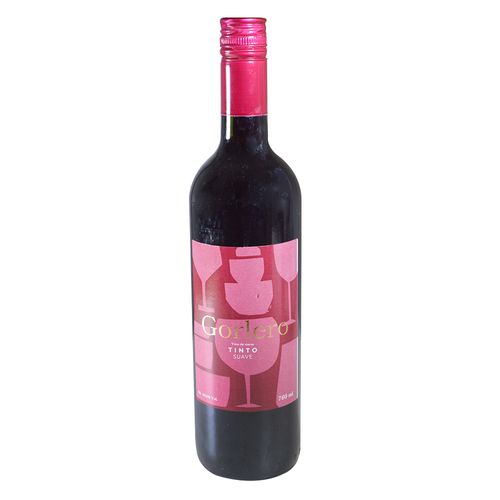 Vino Tinto Suave de Mesa GORLERO 760 cc