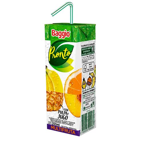 Jugo BAGGIO Multifrutal 200 ml