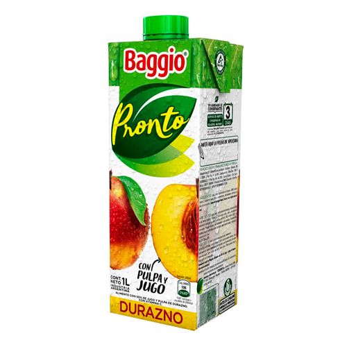 Jugo BAGGIO Durazno 1 L