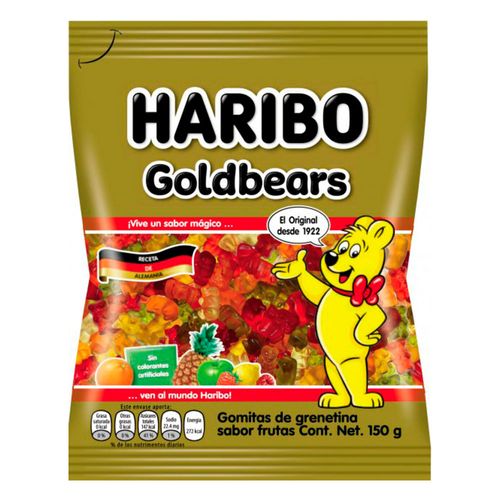Goma gelatina HARIBO osito de oro 150 g