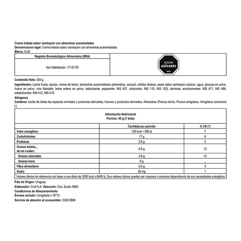 Helado-CRUFI-Linea-Italiana-sambayon-con-almendras-300-g