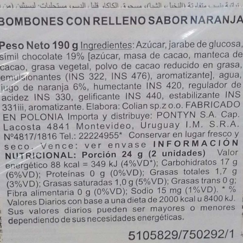 Bombones-DELIGHT-rellenos-naranja-190-g
