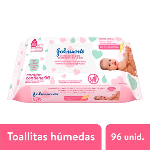 Toallas Humedas JOHNSON'S Extra Cuidado 96 un.