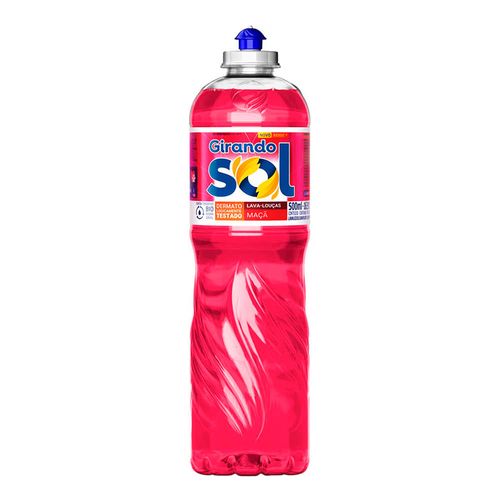 Detergente líquido lavavajillas GIRANDO SOL manzana 500 ml