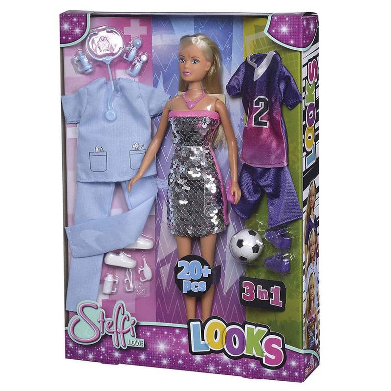 Muñeca-Steffi-con-3-set-de-ropa-para-cambiar