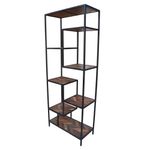 Biblioteca-en-hierro-y-madera-80x210x40-cm