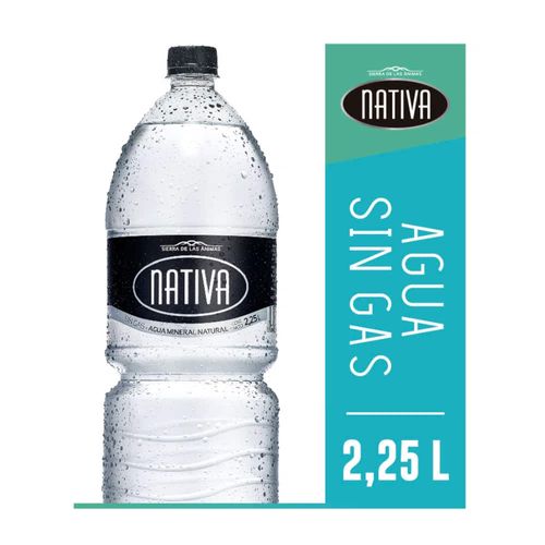 Agua NATIVA sin gas 2.25 L