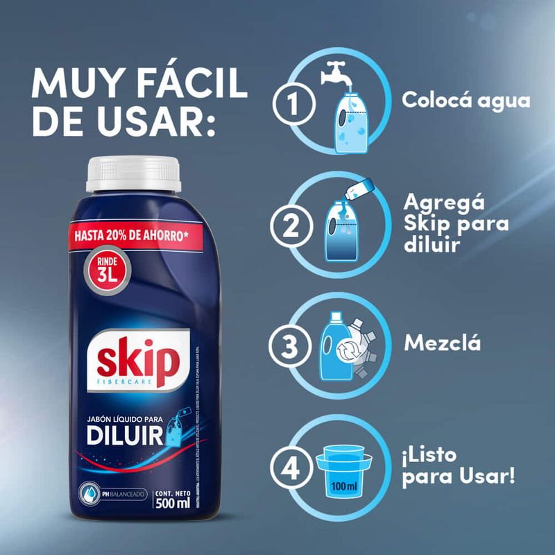 Detergente-liquido-SKIP-para-diluir-botella-500ml