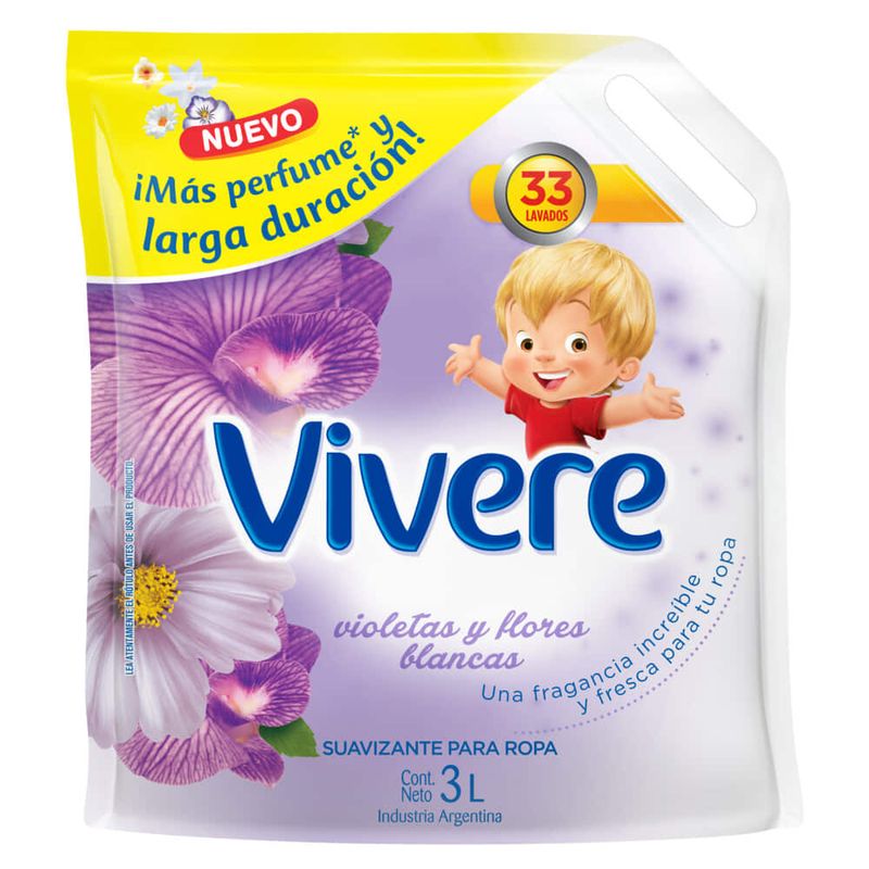 Suavizante-ropa-VIVERE-violetas-y-flores-blancas-3-L