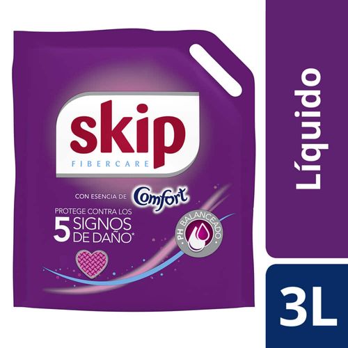 Detergente líquido SKIP esencia de Comfort 3 L
