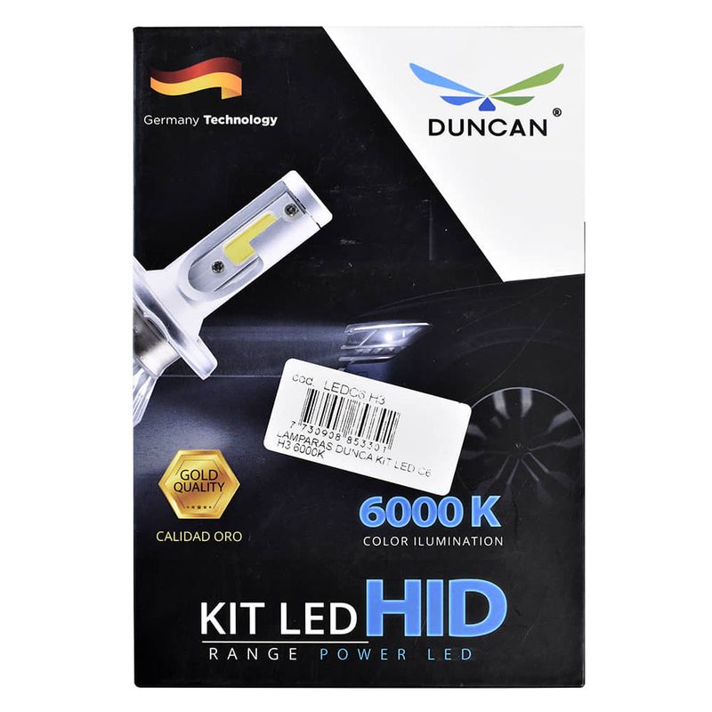 Kit-led-c6-h3-6000-k