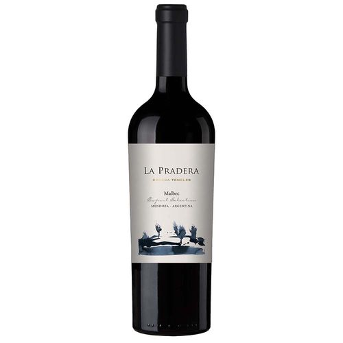 Vino tinto malbec LA PRADERA 750 cc