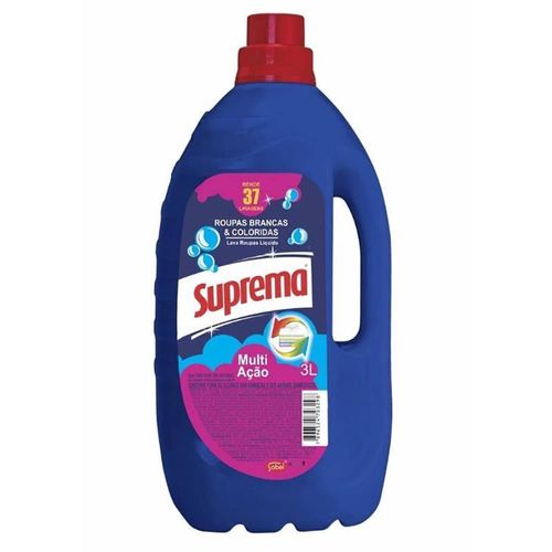 Detergente líquido para ropa SUPREMA azul 3 L