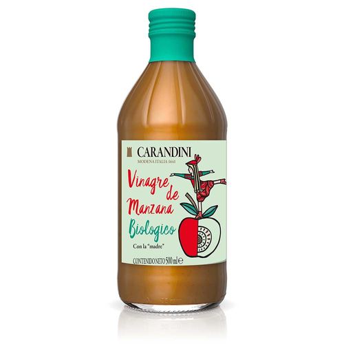 Vinagre de manzana CARANDINI orgánico 500 cc