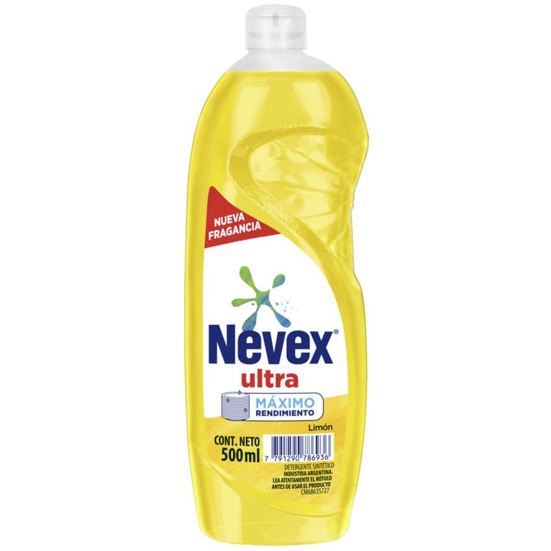 Detergente-lavavajilla-Nevex-ultra-limon-500-ml