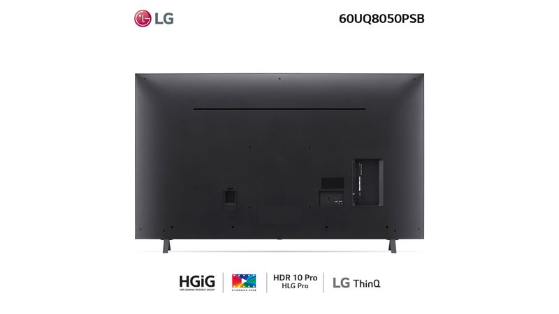 Smart Tv LG 60 Pulgadas 60uq8050psb 4k Led Webos Ai Thinq