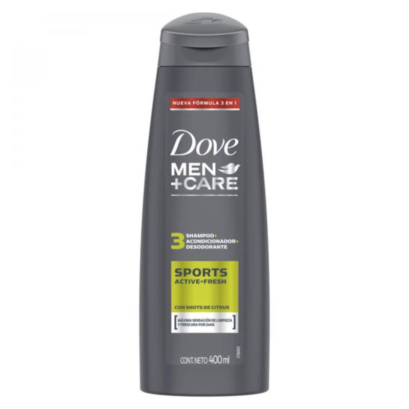 Shampoo-DOVE-sport-active---fresh-3-en-1-400-ml