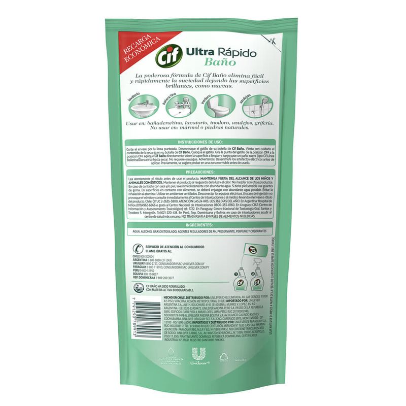 Limpiador-CIF-Baño-doy-pack-450-ml