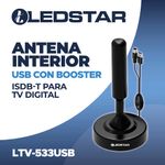 Antena-interior-LEDSTAR-Mod.-LTV-533USB-con-booster