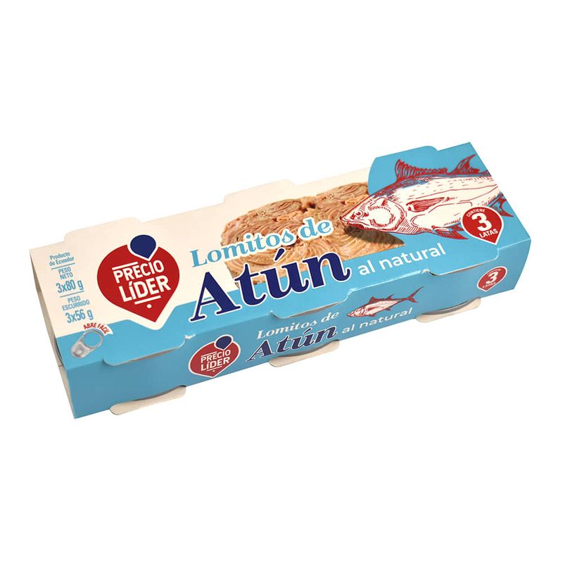 Atun-lomito-al-natural-PRECIO-LIDER-tripack-240-g
