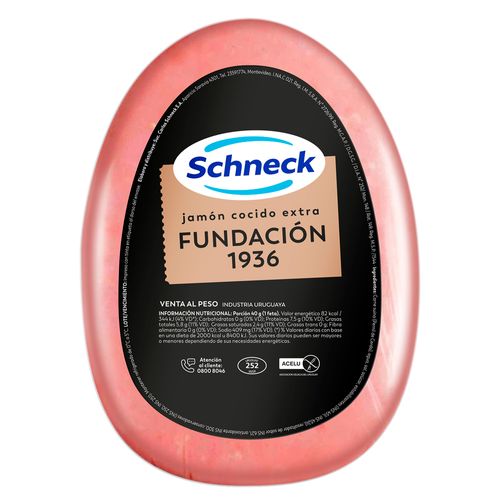 Jamón cocido extra Fundación SCHNECK x 50 g