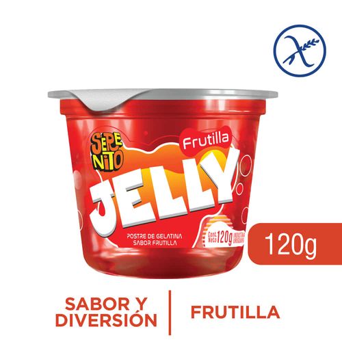 Gelatina SERENITO jelly frutilla 120 g