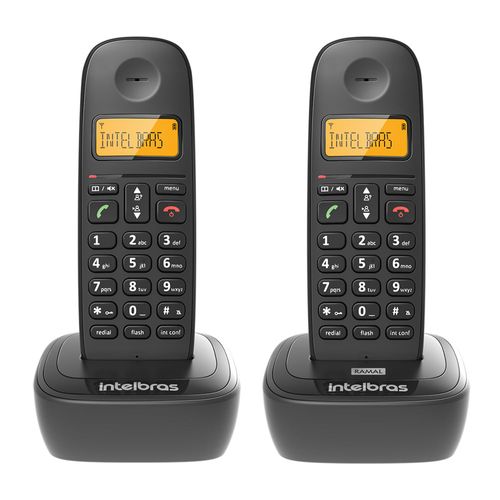 Teléfono inalámbrico INTELBRAS Mod. TS2512 ID doble base
