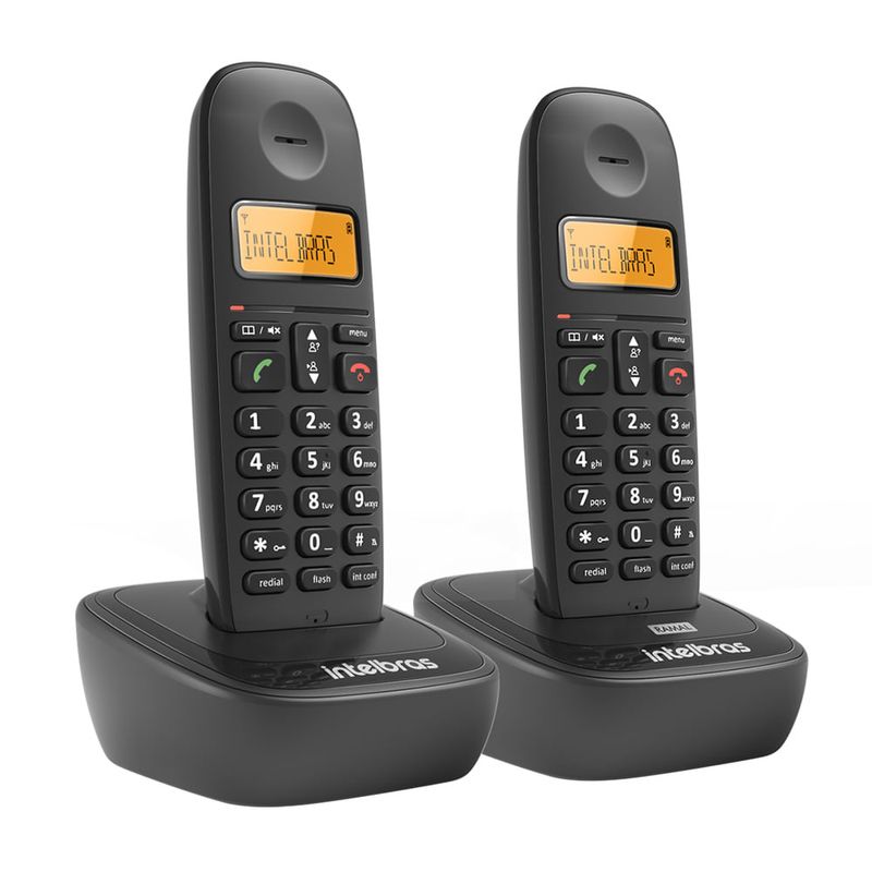 Telefono-inalambrico-INTELBRAS-Mod.-TS2512-ID-doble-base
