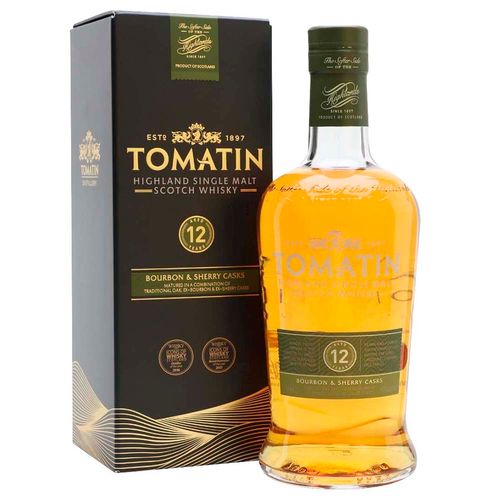 Whisky escoces TOMATIN 12 años  0.7 Lt