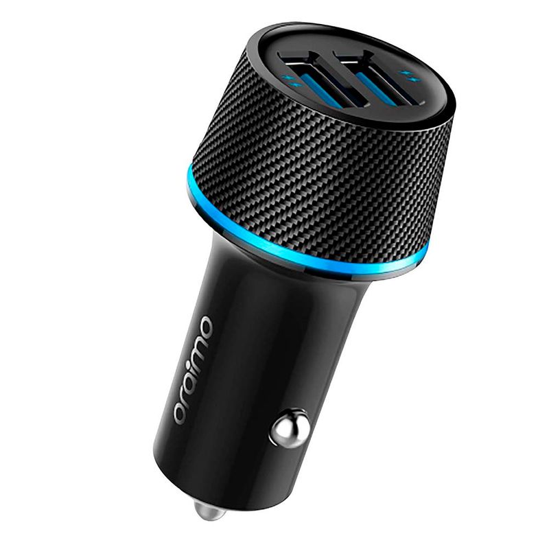 Cargador-de-auto-ORAIMO-highway-2A-negro