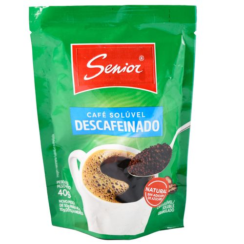 Café soluble descafeinado SENIOR sachet 40 g